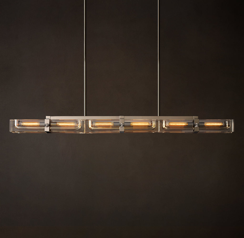 Sculptural Savile Linear Chandelier – 72" — view 4