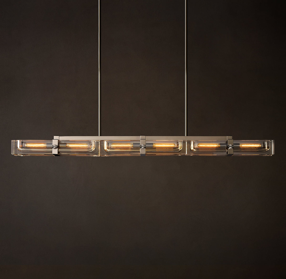 Sculptural Savile Linear Chandelier – 72" — view 4