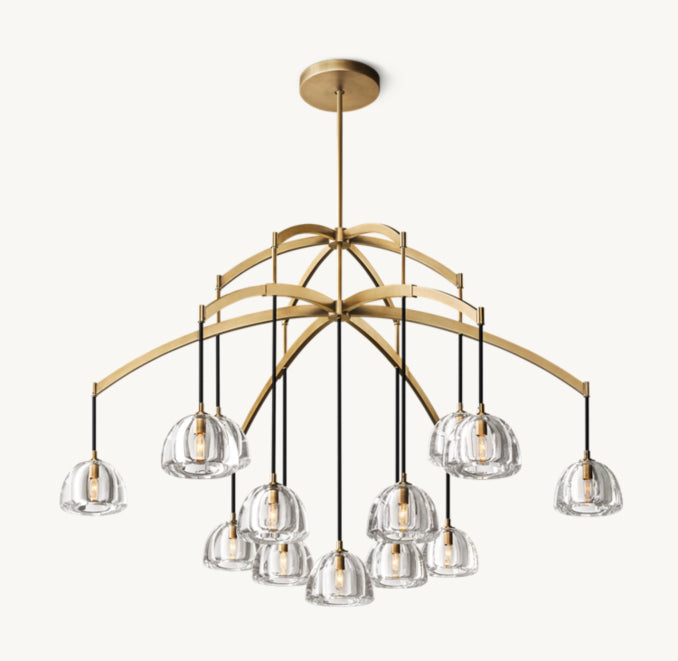 Signature Hemisphere Round Chandelier — view 2