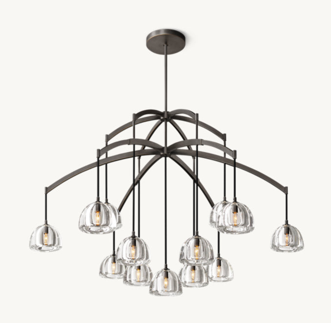 Signature Hemisphere Round Chandelier — view 2