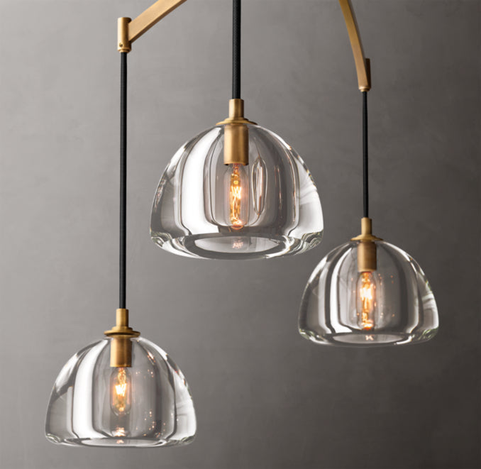 Signature Hemisphere Linear Chandelier – 54" — view 3