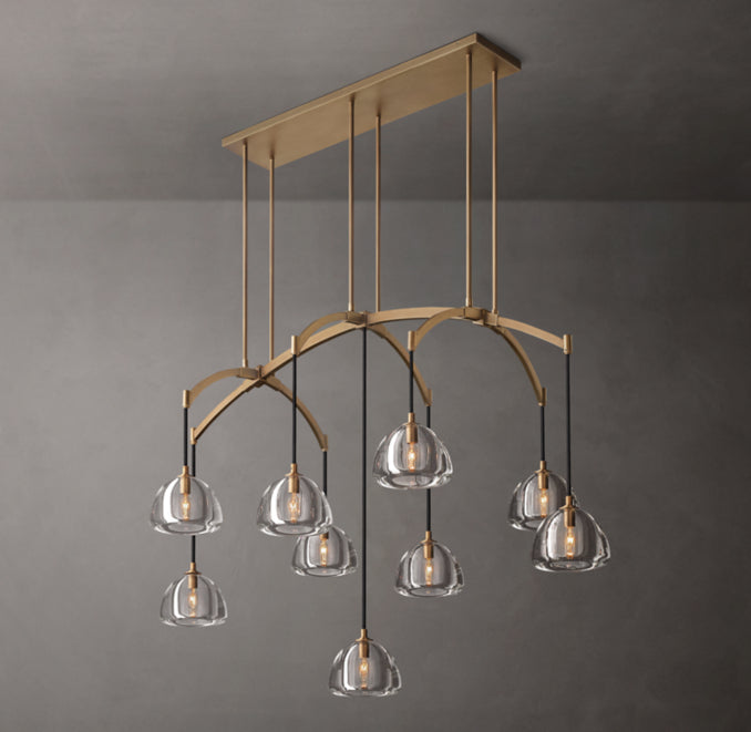 Signature Hemisphere Linear Chandelier – 54" — view 4