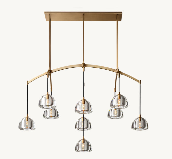Signature Hemisphere Linear Chandelier – 54" — view 6