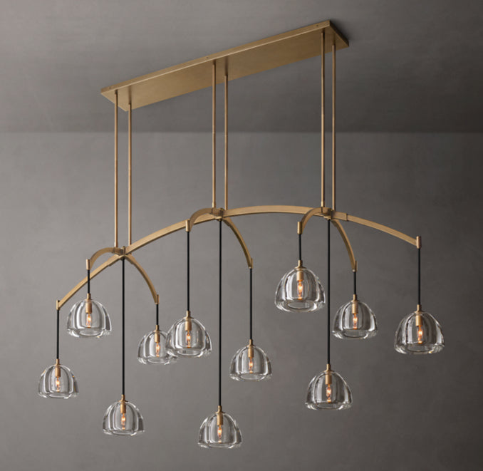 Signature Hemisphere Linear Chandelier – 72" — view 4