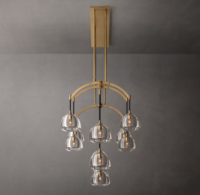 Signature Hemisphere Linear Chandelier – 72" — view 5