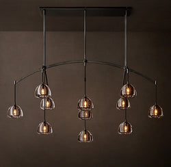 Signature Hemisphere Linear Chandelier – 54"