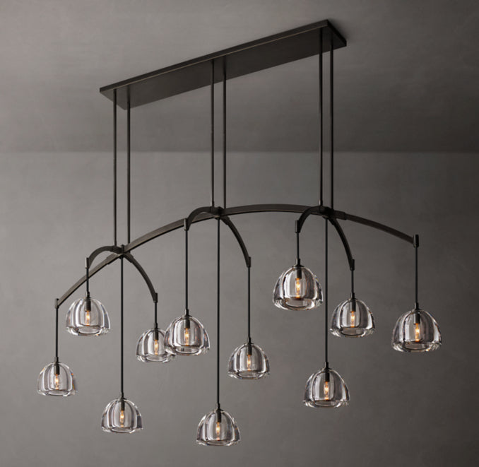 Signature Hemisphere Linear Chandelier – 54" — view 4