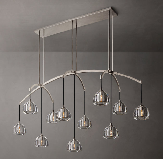 Signature Hemisphere Linear Chandelier – 72" — view 4