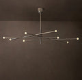 Sculptural Rousseau 8-Light Mobile Orb Chandelier — view 1