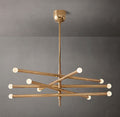 Sculptural Rousseau 10-Light Mobile Orb Chandelier — view 1