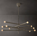 Sculptural Rousseau 10-Light Mobile Orb Chandelier — view 1