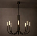 Sculptural Rousseau Round Chandelier — view 1
