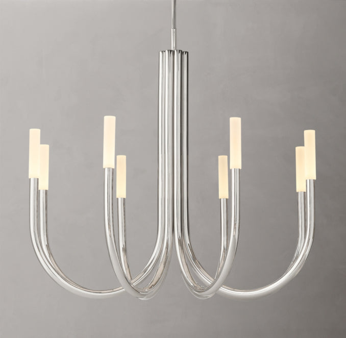 Sculptural Rousseau Round Chandelier — view 4