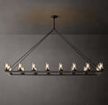 Artisan Ondra Linear Clear Glass Chandelier — view 1