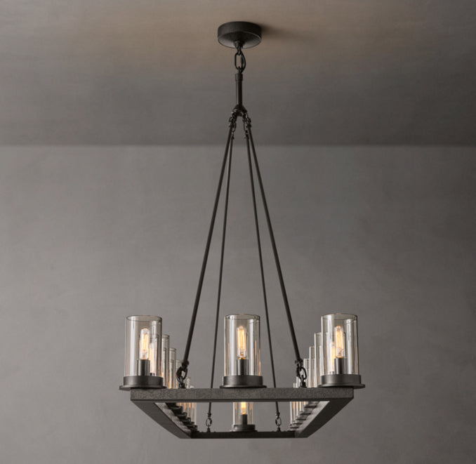 Artisan Ondra Linear Clear Glass Chandelier — view 4