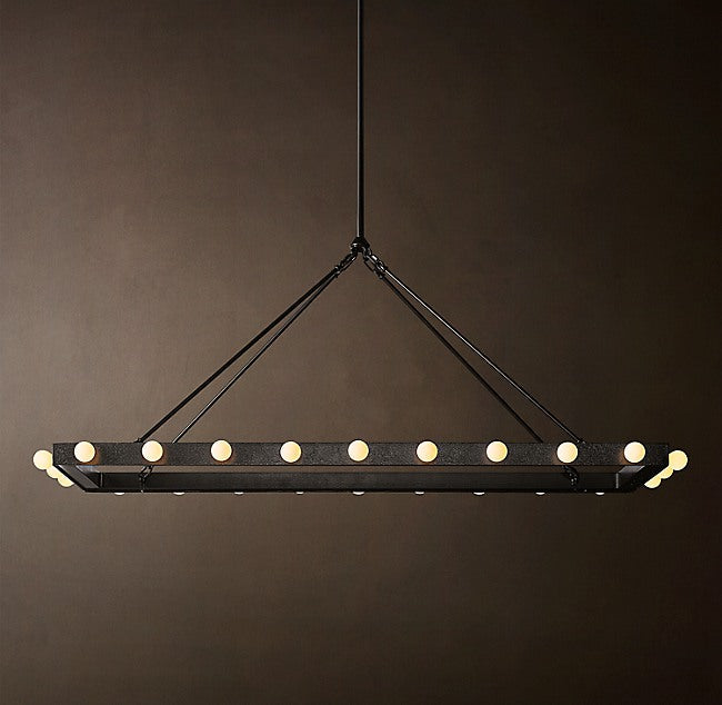 Signature Vitoria Linear Chandelier — view 1