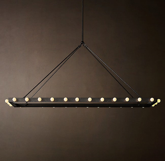Signature Vitoria Linear Chandelier — view 2