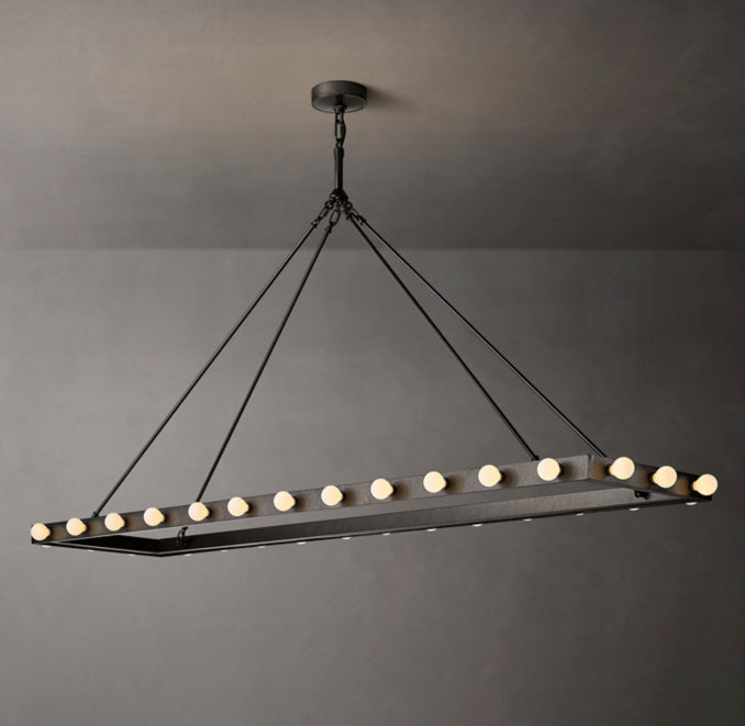 Signature Vitoria Linear Chandelier — view 3