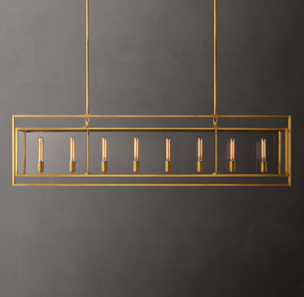 Signature Beckman Rectangular Chandelier — view 1