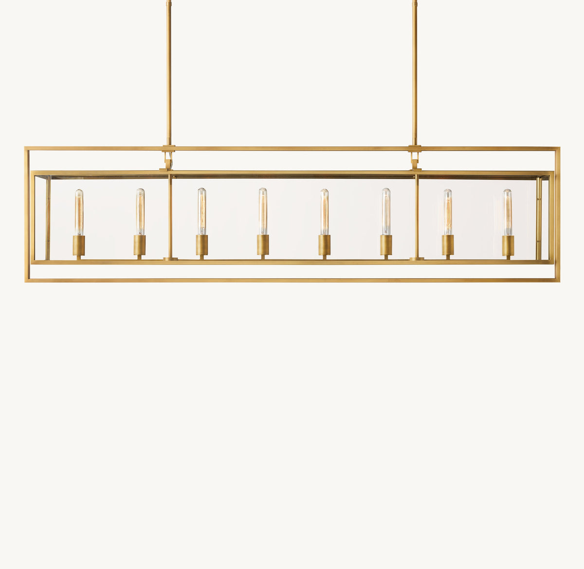 Signature Beckman Rectangular Chandelier — view 2
