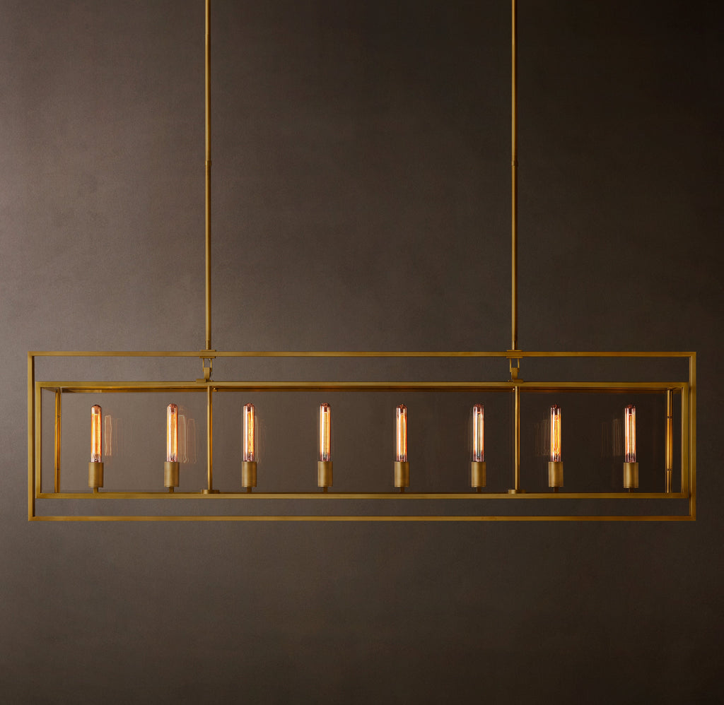 Signature Beckman Rectangular Chandelier — view 3