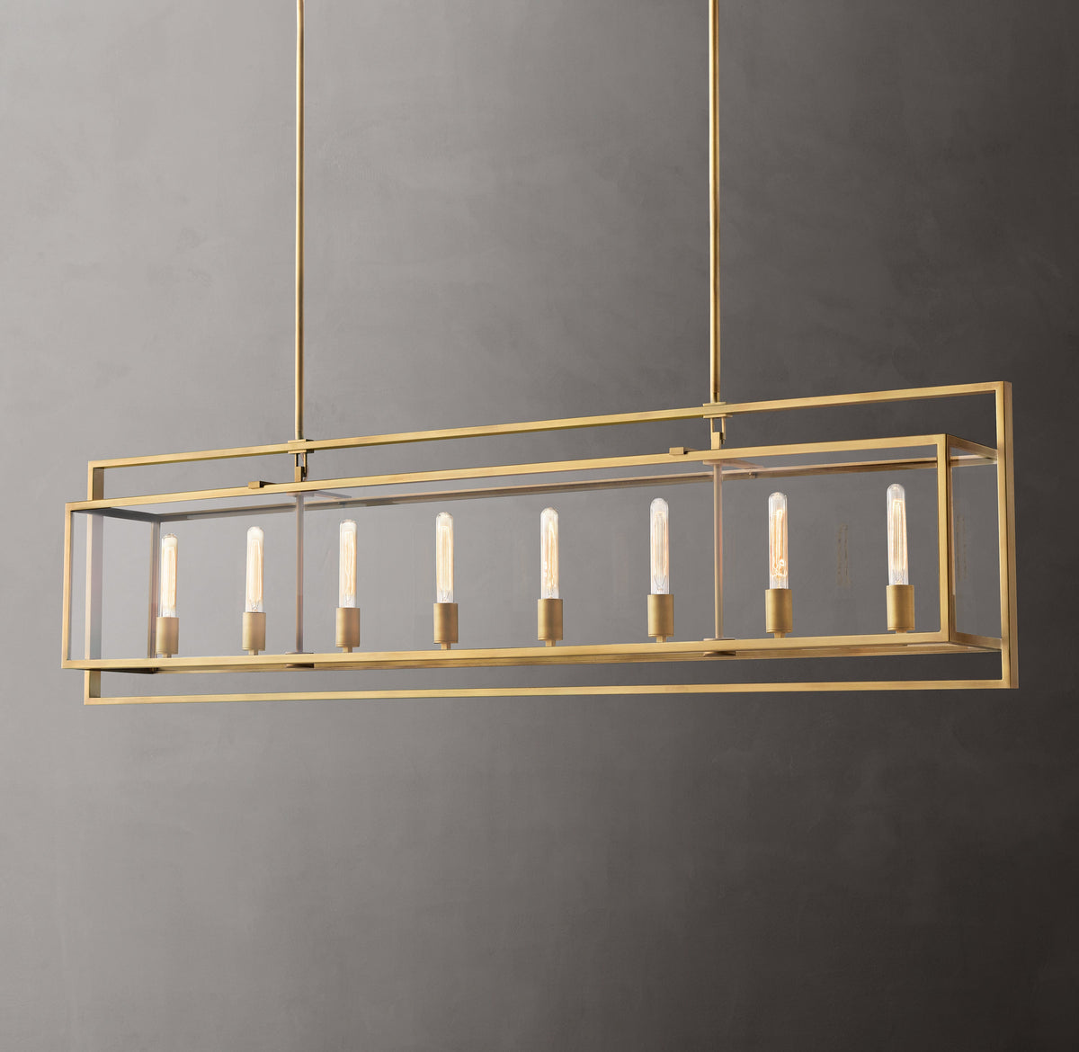 Signature Beckman Rectangular Chandelier — view 4