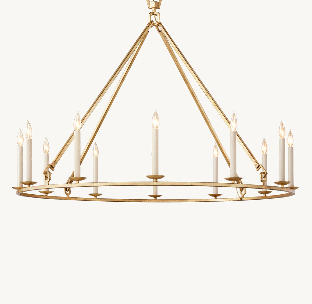 Heritage 19th C. English Openwork Round Chandelier – 50" — view 1