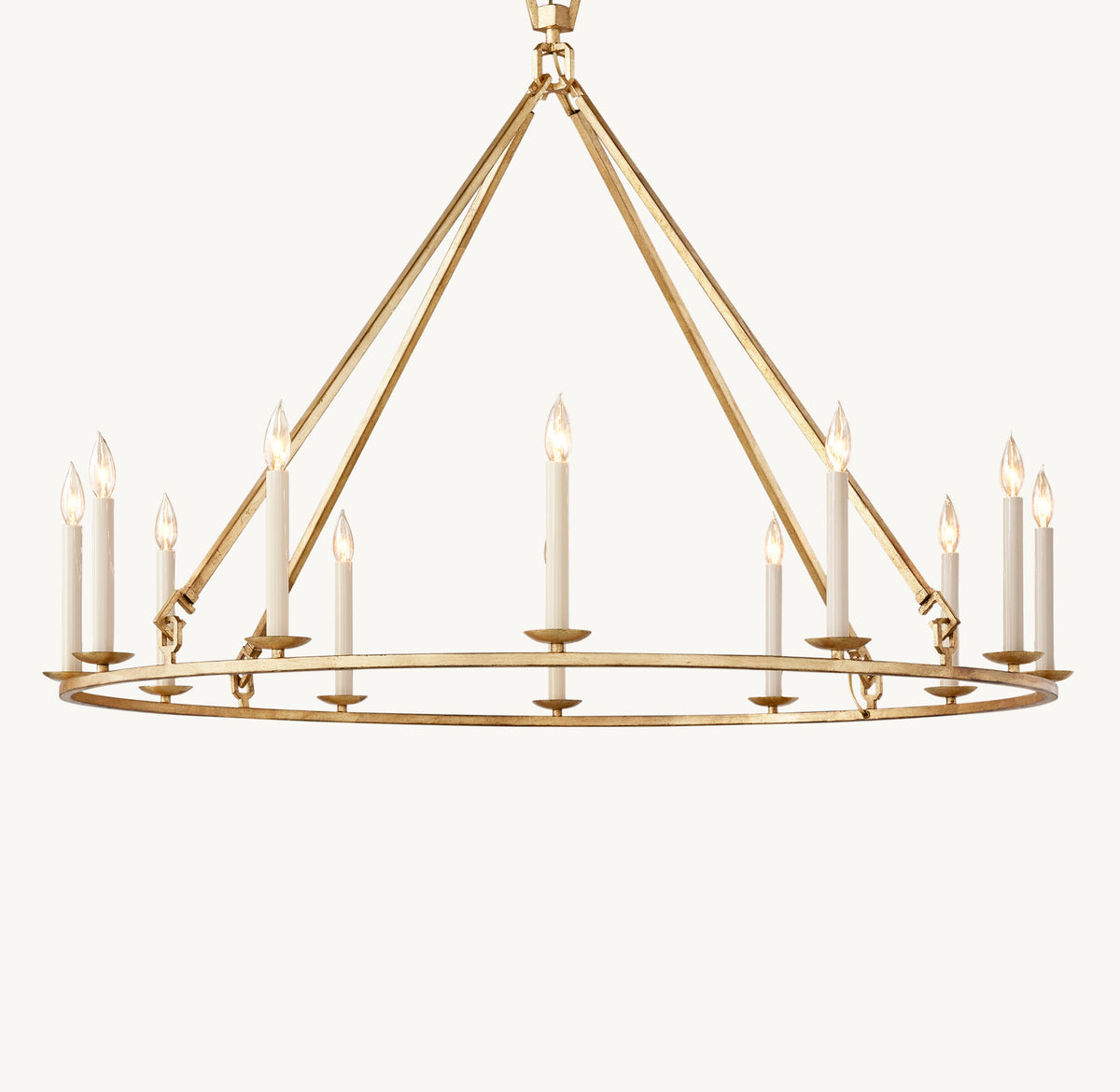 Heritage 19th C. English Openwork Round Chandelier – 50" — view 1