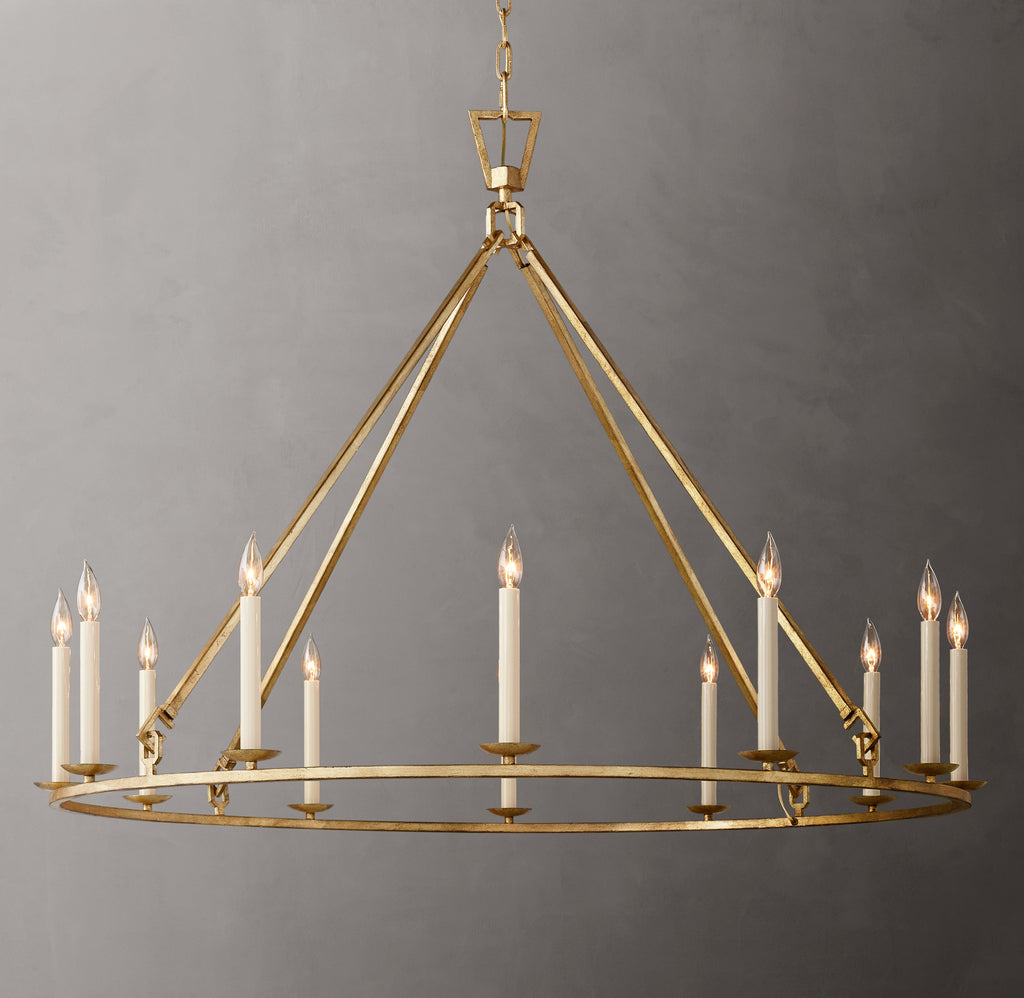 Heritage 19th C. English Openwork Round Chandelier – 50" — view 4