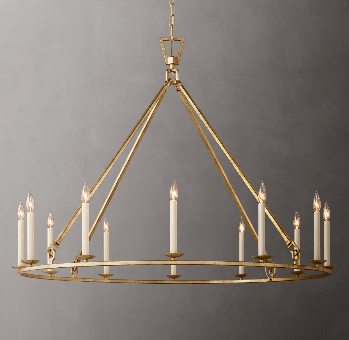Heritage 19th C. English Openwork Round Chandelier – 50" — view 4
