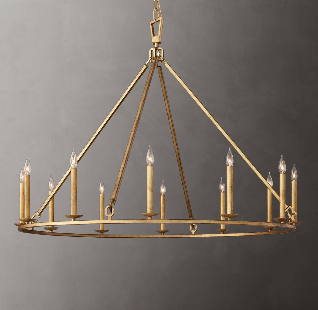 Heritage 19th C. English Openwork Round Chandelier – 50" — view 5