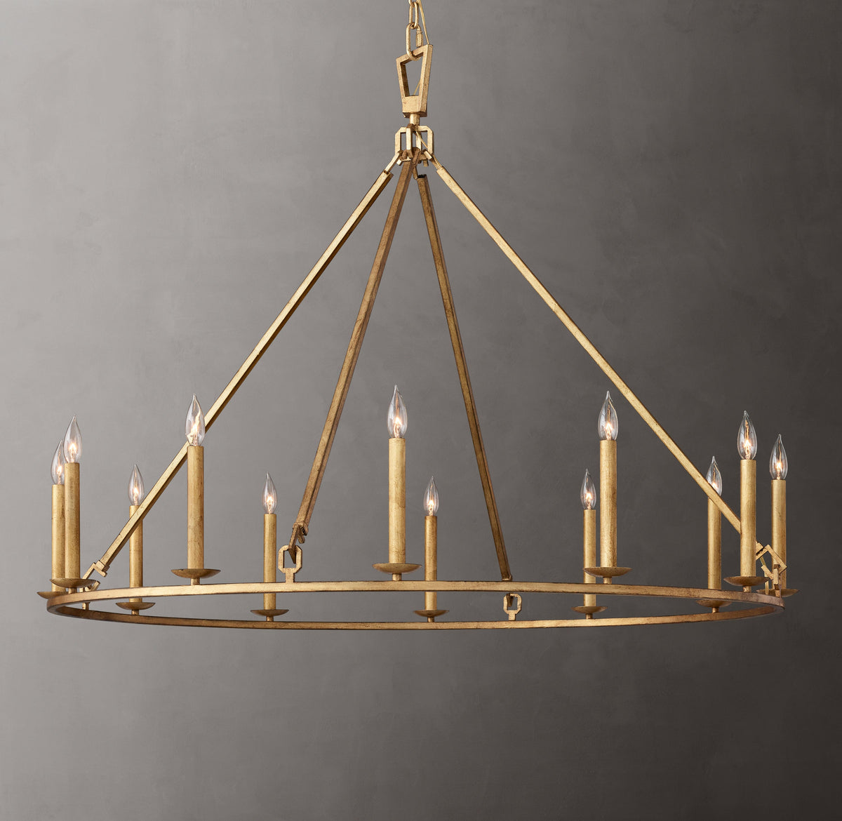 Heritage 19th C. English Openwork Round Chandelier – 50" — view 5