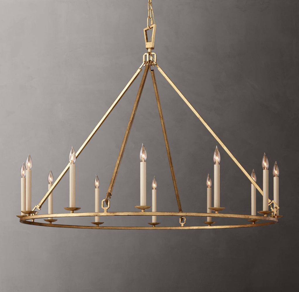 Heritage 19th C. English Openwork Round Chandelier – 50" — view 6