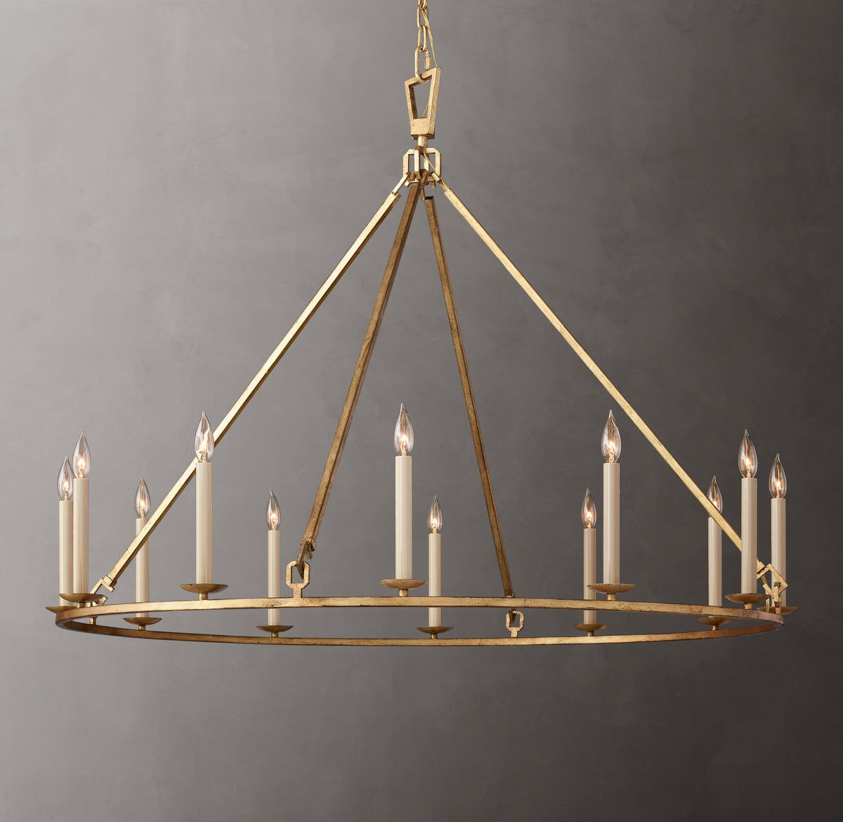 Heritage 19th C. English Openwork Round Chandelier – 50" — view 6
