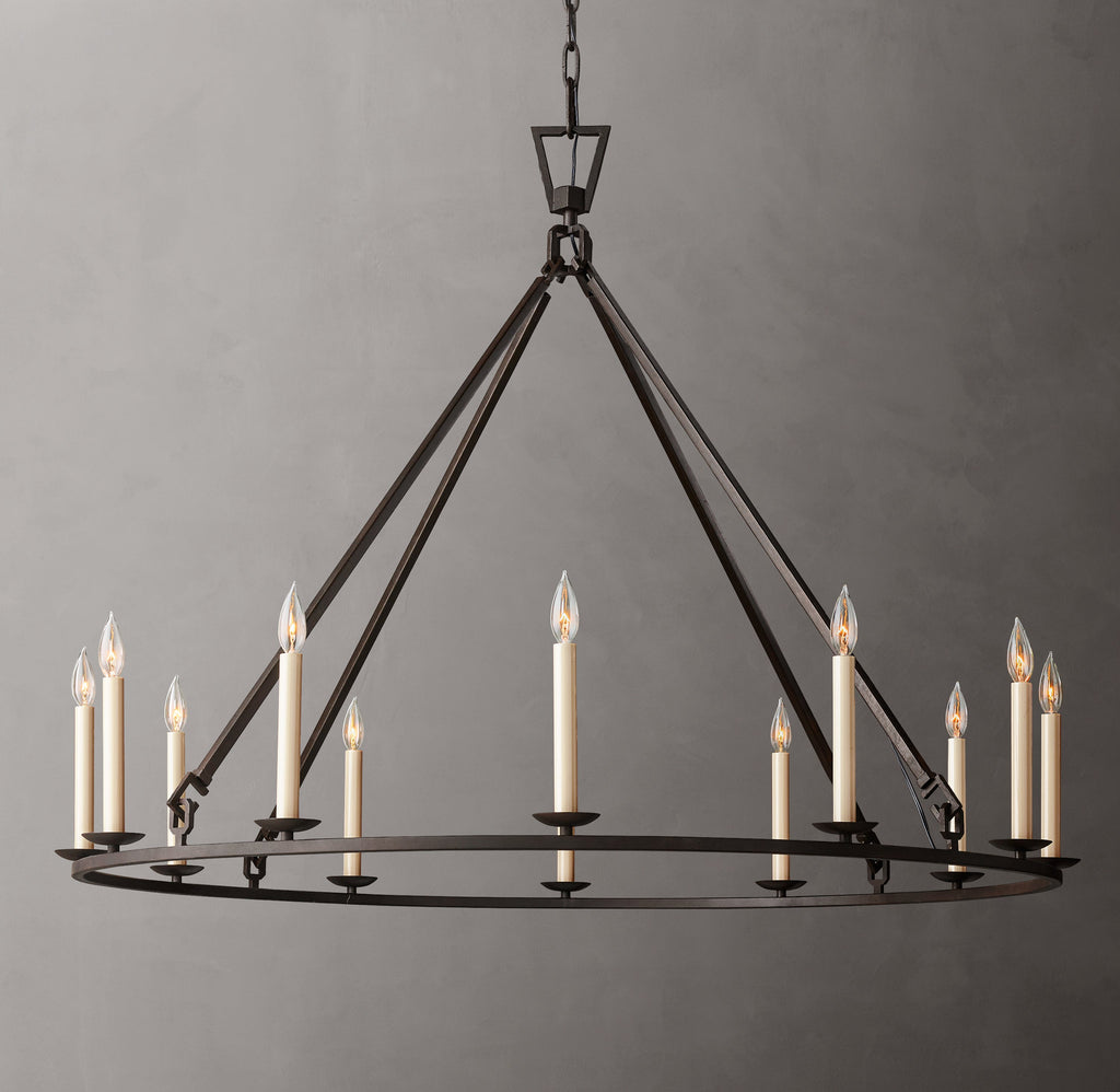 Heritage 19th C. English Openwork Round Chandelier – 50" — view 2