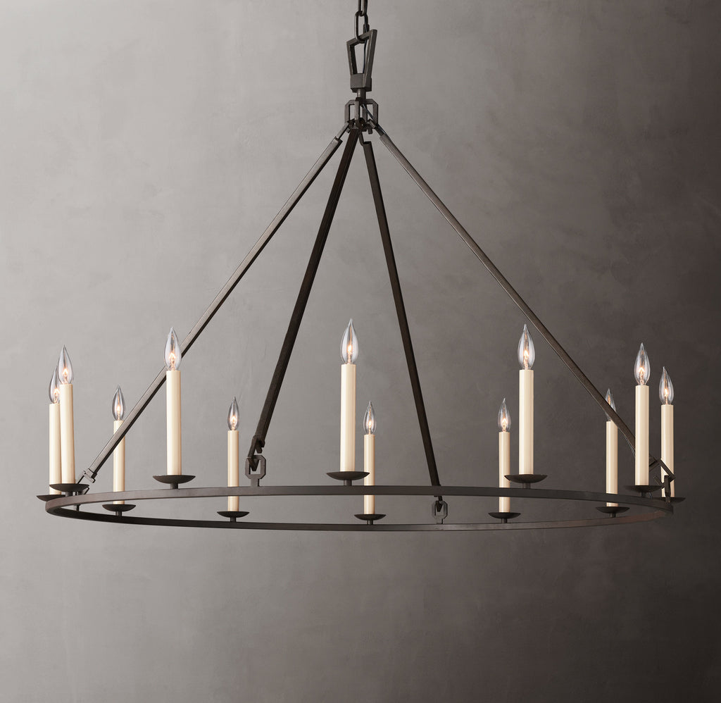 Heritage 19th C. English Openwork Round Chandelier – 50" — view 3