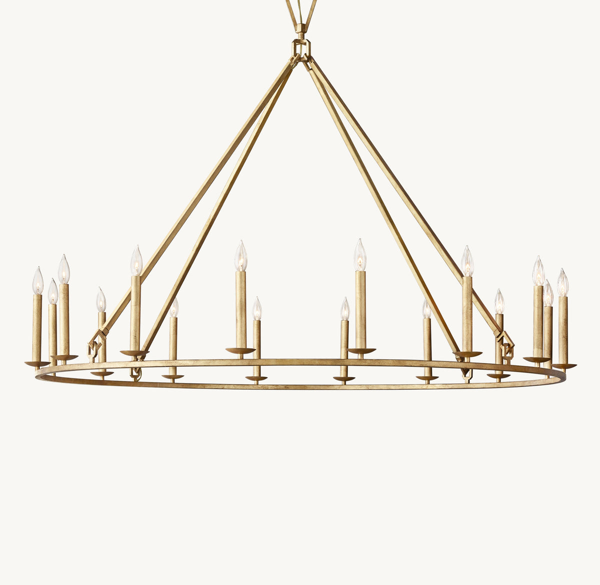 Heritage 19th C. English Openwork Round Chandelier – 60" — view 1