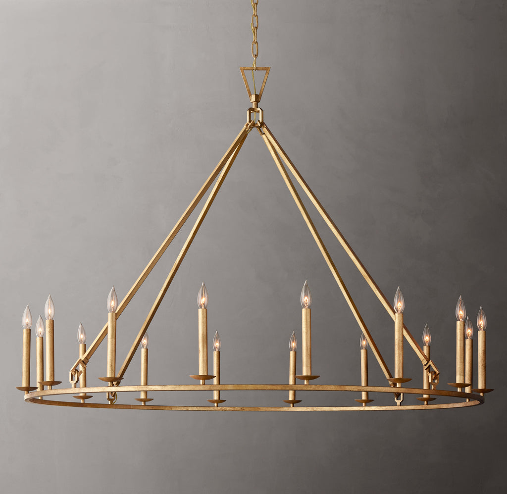 Heritage 19th C. English Openwork Round Chandelier – 60" — view 2