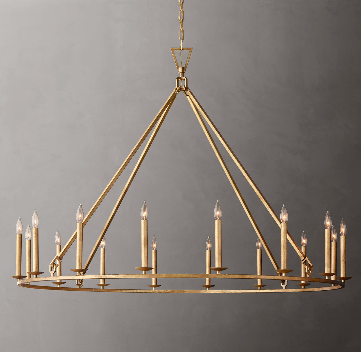 Heritage 19th C. English Openwork Round Chandelier – 60" — view 2