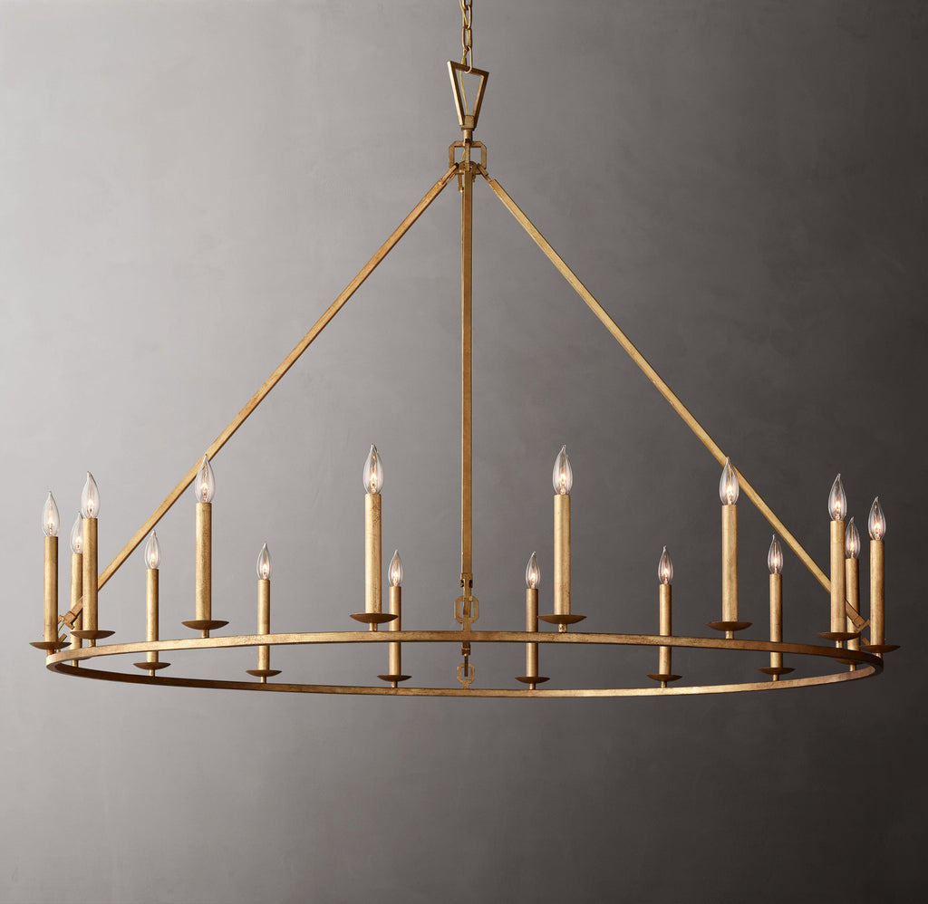 Heritage 19th C. English Openwork Round Chandelier – 60" — view 5