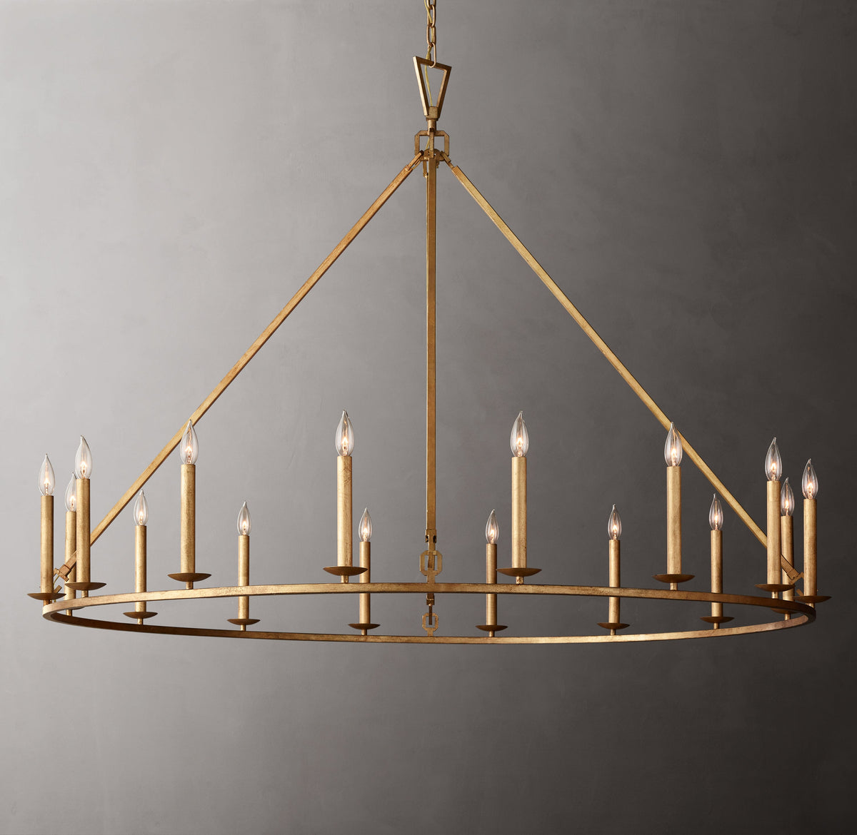 Heritage 19th C. English Openwork Round Chandelier – 60" — view 5
