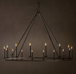 Heritage 19th C. English Openwork Round Chandelier – 60"