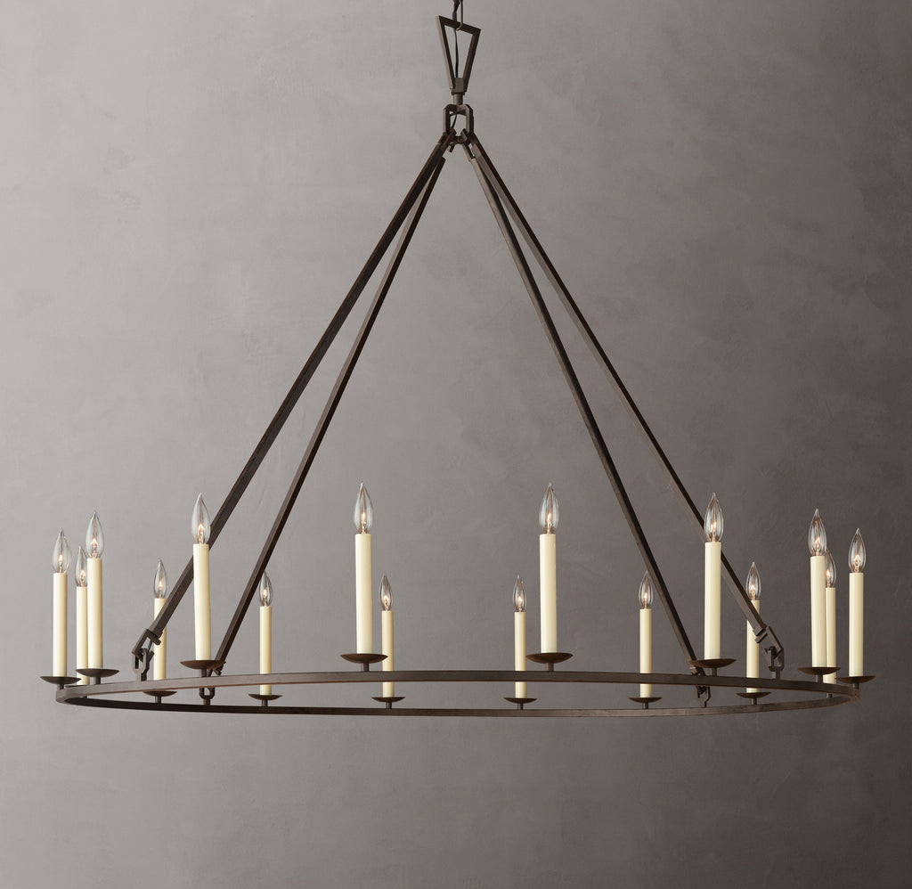 Heritage 19th C. English Openwork Round Chandelier – 60" — view 4