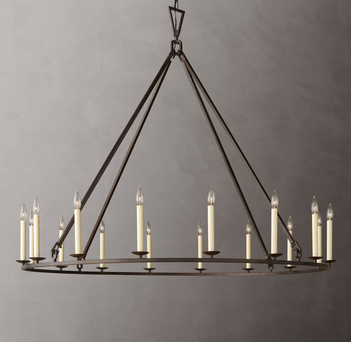 Heritage 19th C. English Openwork Round Chandelier – 60" — view 4