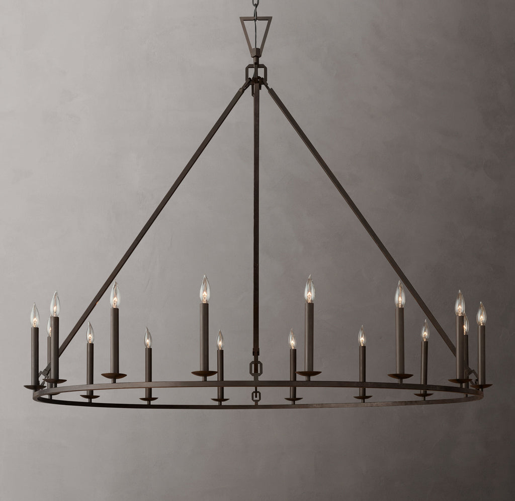 Heritage 19th C. English Openwork Round Chandelier – 60" — view 5