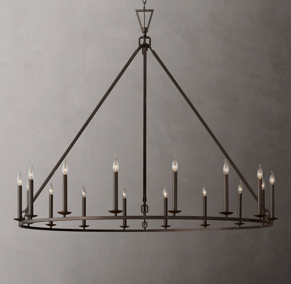 Heritage 19th C. English Openwork Round Chandelier – 60" — view 5