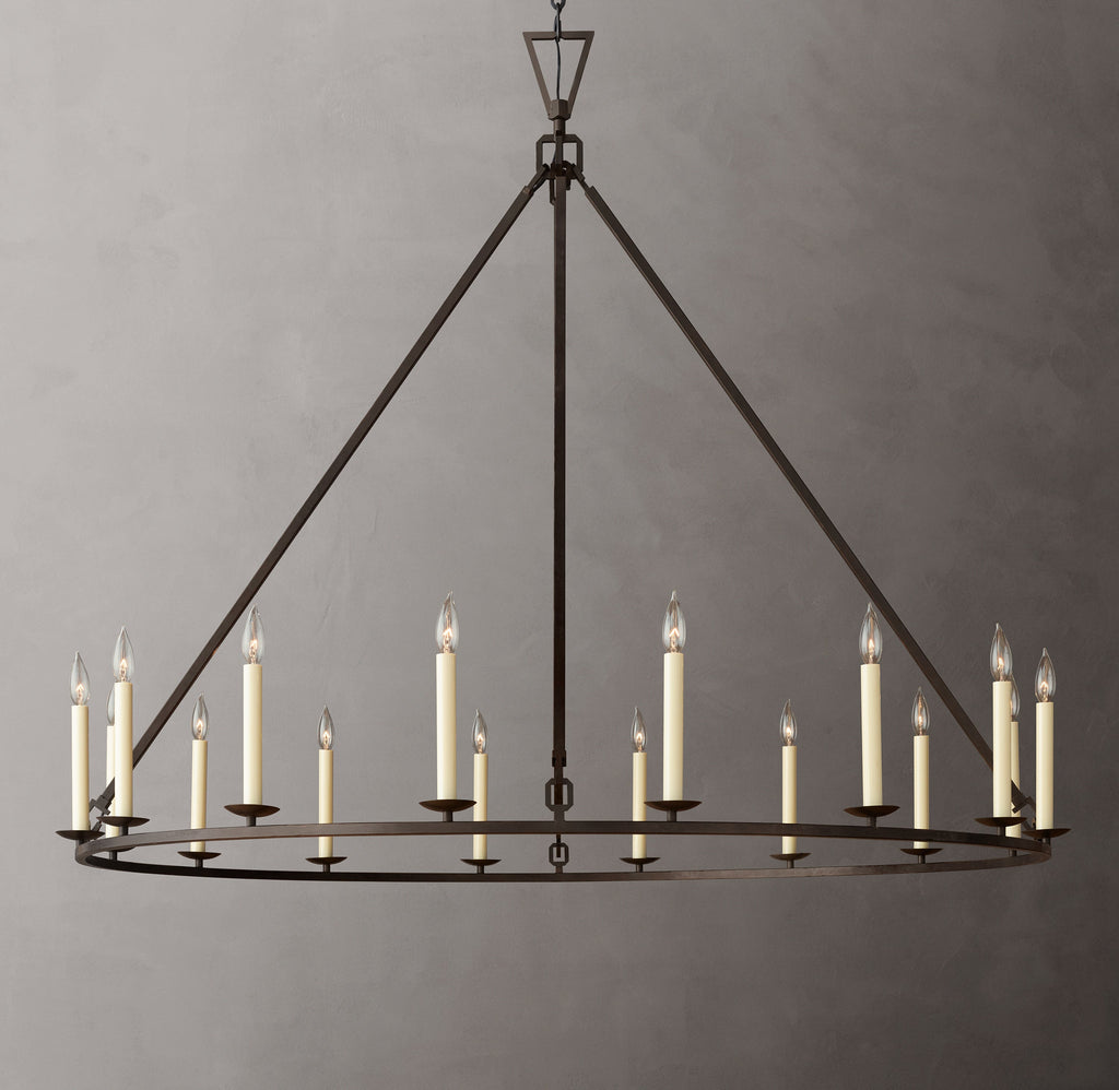 Heritage 19th C. English Openwork Round Chandelier – 60" — view 6