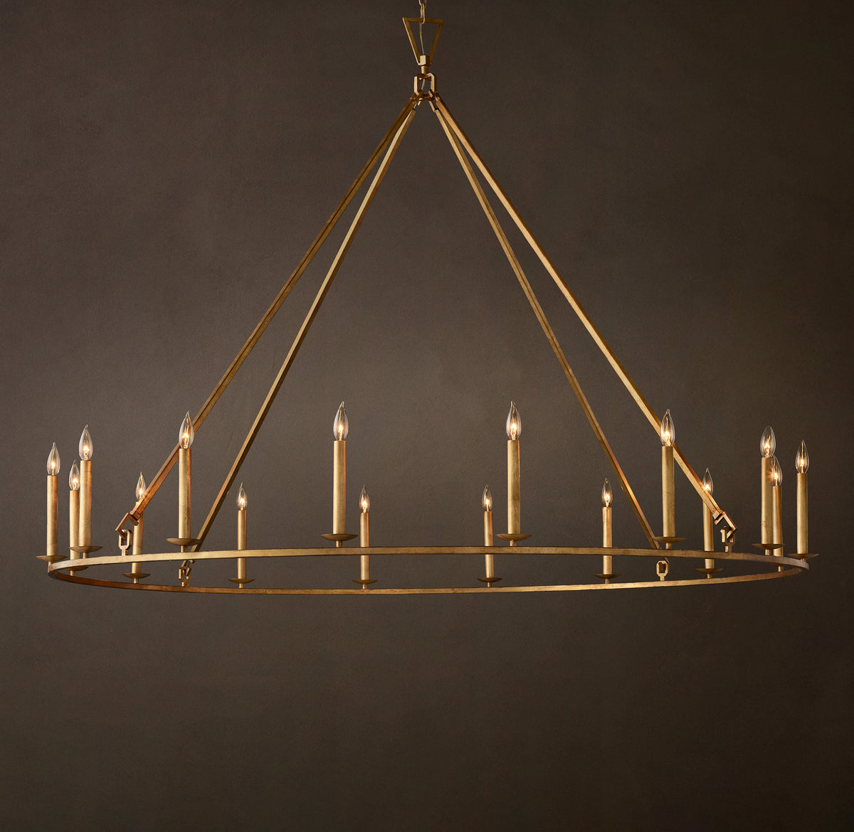 Heritage 19th C. English Openwork Round Chandelier – 72" — view 3