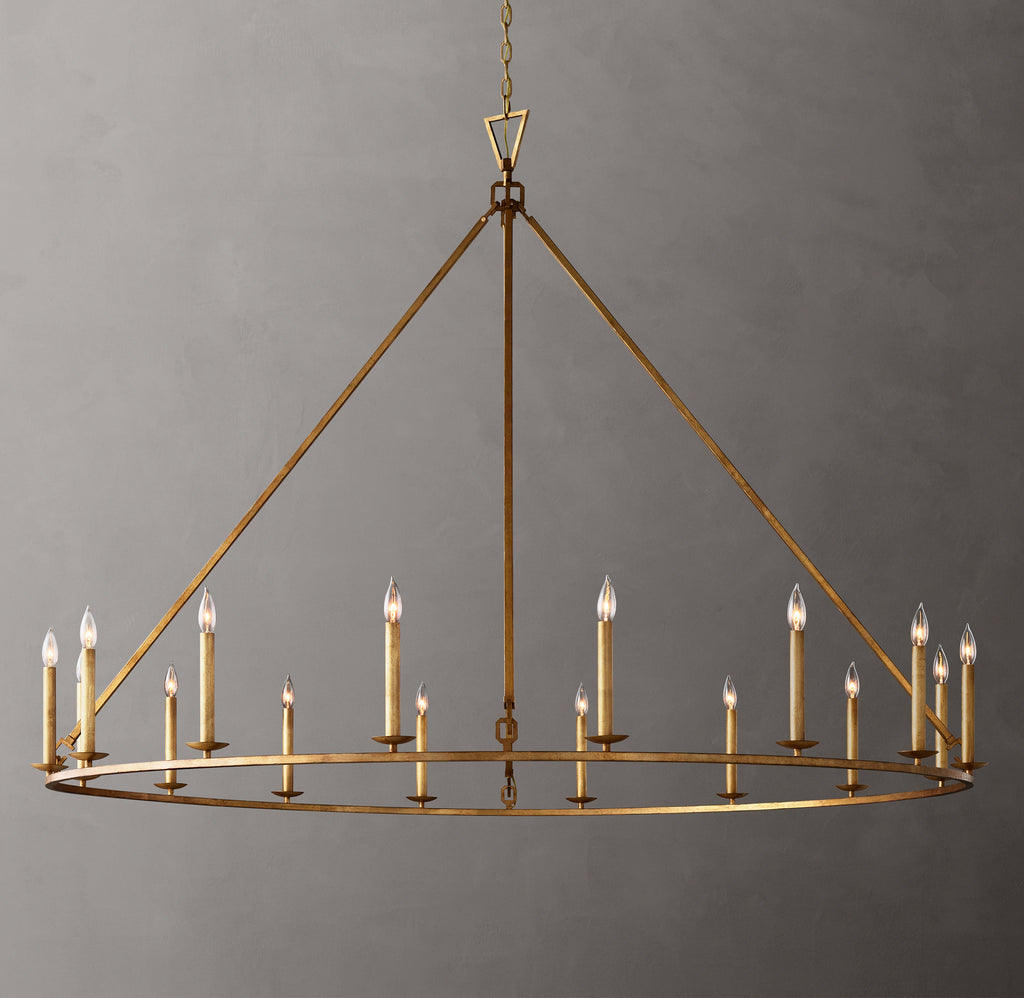 Heritage 19th C. English Openwork Round Chandelier – 72" — view 4