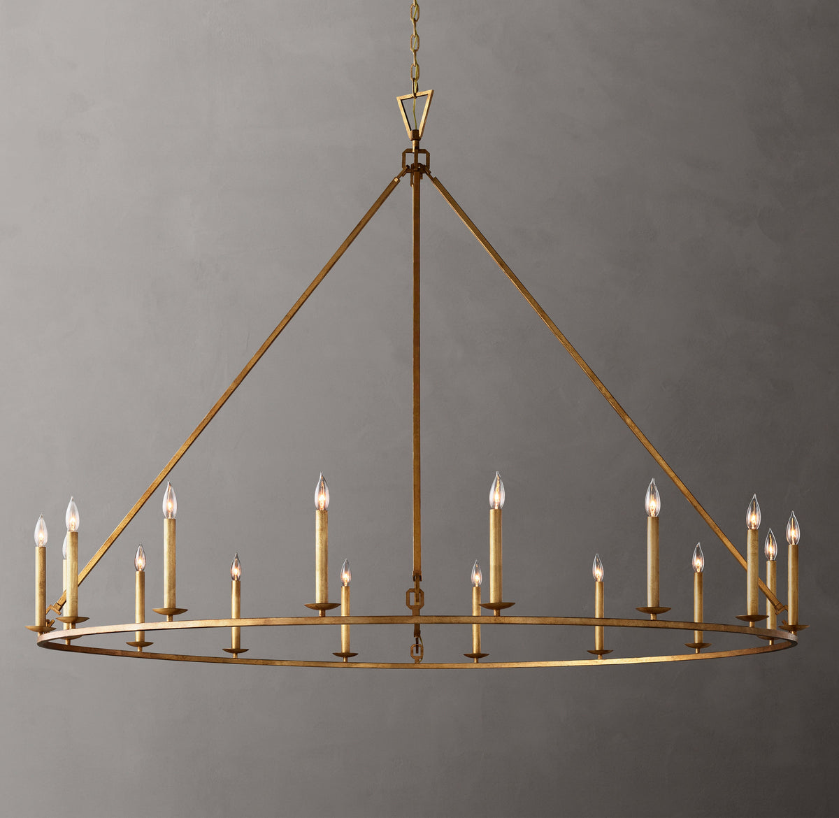 Heritage 19th C. English Openwork Round Chandelier – 72" — view 4